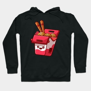 Cute Noodle Box Cartoon Hoodie